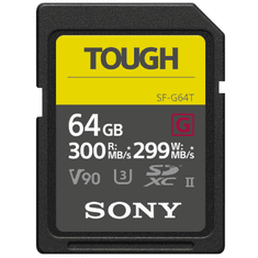 SONY SF64TG/SDXC/64GB/300MBps/UHS-II U3/Class 10
