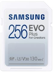 SAMSUNG EVO Plus SDXC 256GB / CL10 UHS-I U3 / V30
