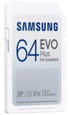 SAMSUNG EVO Plus SDXC 64 GB / CL 10 UHS-I U1 / V10