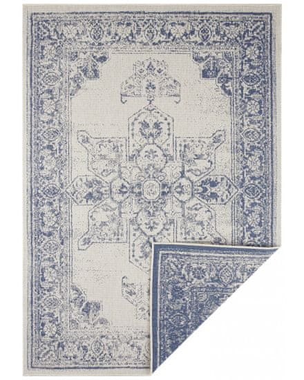NORTHRUGS Kusový koberec Twin Supreme 104138 Blue / Cream – na von aj na doma