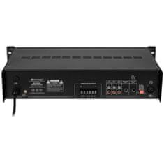 Omnitronic MA-240P, 100V mixážny zosilňovač, MP3/USB/SD/BT, 240W