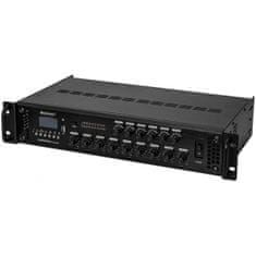 Omnitronic MAVZ-120.6P, 100V 6-zónový mixážny zosilňovač, MP3/USB/SD/BT, 120W