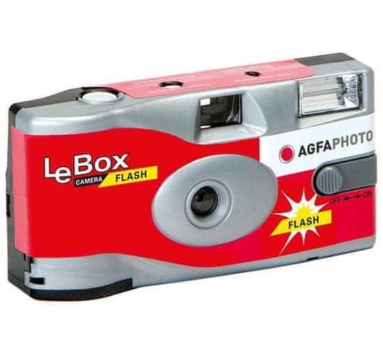 Agfaphoto LeBox/ ISO400/ 27 snímok/ Blesk/ Jednorazový fotoaparát