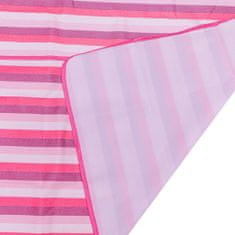 Aga Plážová podložka Plážová pikniková deka 200x200cm ružová
