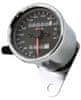 M-Style mechanický analógový tachometer na motocykel retro 200 chrom
