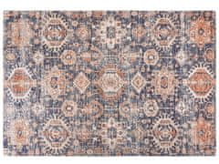 Beliani Bavlnený koberec 200 x 300 cm modrá/červená KURIN