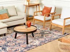 Beliani Bavlnený koberec 200 x 300 cm modrá/červená KURIN