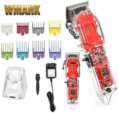 WMARK kadeřnický holící strojek NG-407 elektrický zastřihovač na vlasy holící strojek na vlasy bradu hlavu
