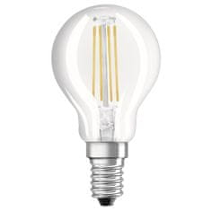 LEDVANCE Stmievateľná LED žiarovka E14 P45 3,4W = 40W 470lm 4000K Neutrálna biela 300° CRI90 Filament Superior