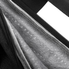 PAOLO PERUZZI Čierna pánska taška cez rameno v-08-bl