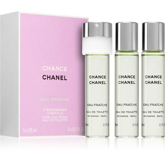 Chanel Chance Eau Fraiche - EDT náplň (3 x 20 ml)