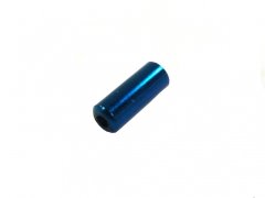Alhonga koncovka bowdenu 4.0mm CNC modrá 20ks