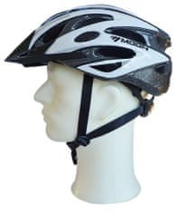 BROTHER ACRA CSH29B-M bílá cyklistická helma velikost M (55/58cm) 2018
