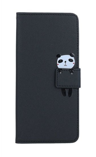 TopQ Puzdro Xiaomi Redmi A2 flipové čierne s pandou 97523