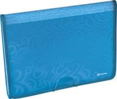 PANTA PLAST Harmonikové dosky "Tai Chi", s gumičkou, modrá, PP, A4, 0410-0077-03