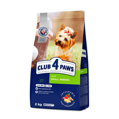 Club4Paws Premium 2kg pre psov malých plemien