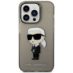 Karl Lagerfeld Kryt na mobil IML Ikonik NFT na Apple iPhone 14 Pro - černý