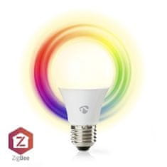 Nedis Chytrá žárovka SmartLife Zigbee 3.0, E27, 9 W, RGB
