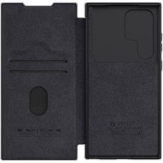Nillkin Qin knižkové puzdro na Samsung Galaxy S23 Ultra, čierne