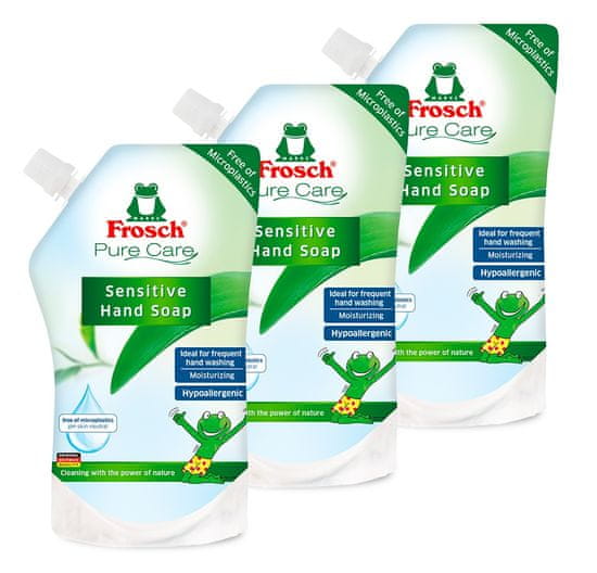 Frosch EKO Tekuté mydlo pre deti - náhradná náplň, 3 × 500 ml