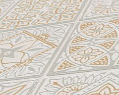 A.S. Création Vliesové tapety 38921-1 Terra - zlatošedá, kachličky 0,53m x 10,05m