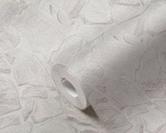 A.S. Création Vliesové tapety 38935-0 Terra - šedobiela, kamene 0,53m x 10,05m