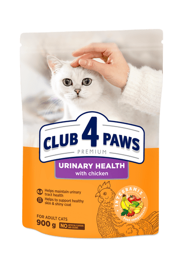 Club4Paws Premium pre dospelé mačky urinary health 900g
