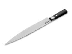 Böker Manufaktur 130425DAM Damascus Black rezací nôž 22,9 cm, damašek, čierna preglejka
