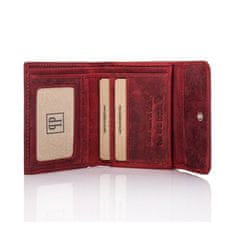 PAOLO PERUZZI Červená kabelka dámska kožená peňaženka t-11