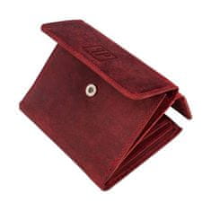 PAOLO PERUZZI Červená kabelka dámska kožená peňaženka t-11