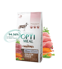 OptiMeal Superpremium Grain Free 1.5kg pre dospelých psov všetkých plemien kačica a zelenina