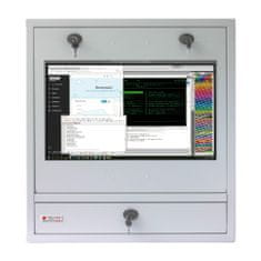 Techly Skriňový monitor Pc LCD Dot Grey