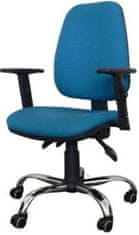 Mercury kancelárska stolička 2000STCH asynchro, čierna, vč. podrúček