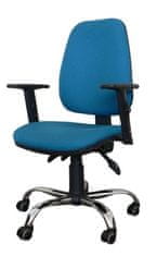 Mercury kancelárska stolička 2000STCH asynchro, čierna, vč. podrúček