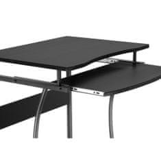 Techly Počítačový stôl čierny