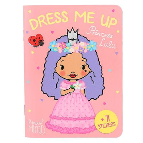 Princess Mimi Kreatívny zošit , Dress me up; Princess Lulu, oranžový, 71 samolepiek