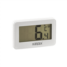 Xavax digitálny teplomer do chladničky/ mrazničky, biely