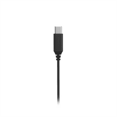 HAMA slúchadlá s mikrofónom Sea USB-C, štuple, čierna