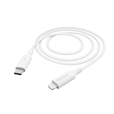 HAMA MFi USB-C Lightning kábel pre Apple, 1 m, biela