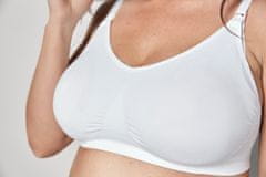 Medela Podprsenka Ultra tehotenská a dojčiaca Keep Cool, biela S
