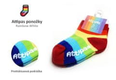 Attipas Ponožky Socks Rainbow AR03 White vel.19