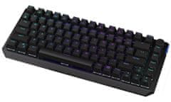 Endorfy herná klávesnica Thock 75% Wireless Red / RGB / red sw. / bezdrôtová / mechanická / US layout / skrátená / čierna