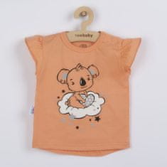 NEW BABY Detské letné pyžamko Dream lososovej - 80 (9-12m)