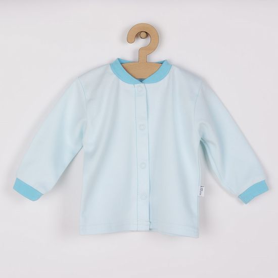 KOALA Dojčenský kabátik z organickej bavlny Lesné Priateľ modrý - 74 (6-9m)