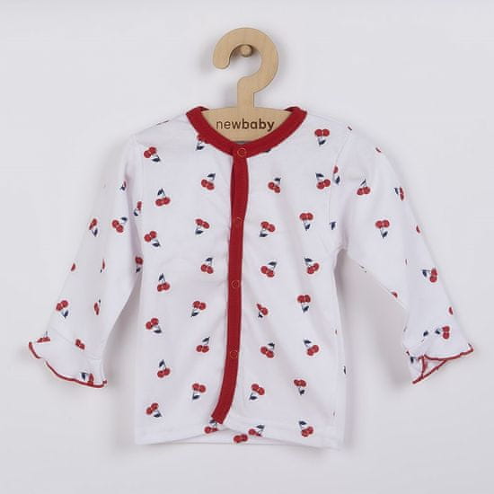 NEW BABY Dojčenský bavlnený kabátik Cherry - 86 (12-18m)