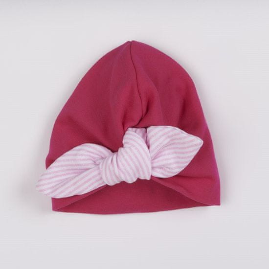 NEW BABY Dievčenské čiapočka turban For Girls stripes - 86 (12-18m)