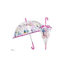 Perletti Detský automatický dáždnik DISNEY FROZEN Transparent, 50251