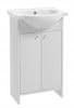 Deftrans Kúpeľňová skrinka s umývadlom 50 cm stojatá biely