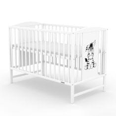NEW BABY Detská postieľka POLLY Zebra biela
