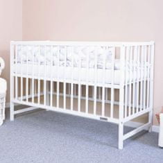 NEW BABY Detská postieľka BASIC biela